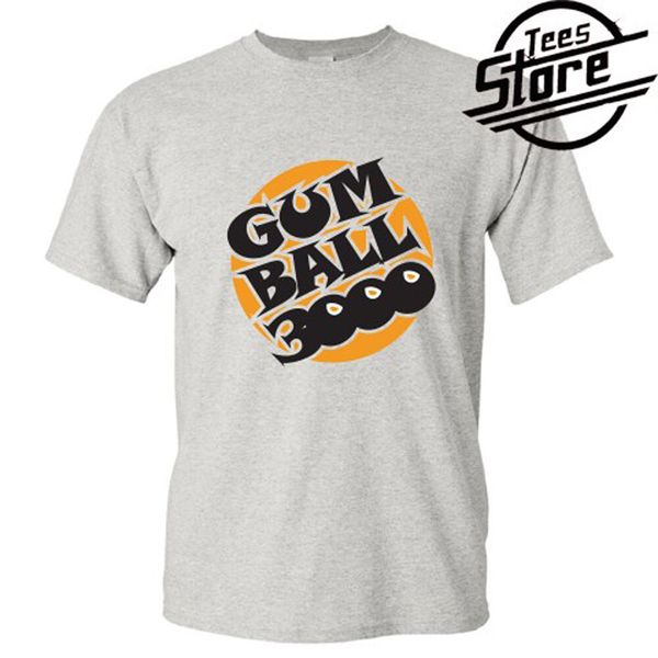 

new gumball 3000 rally racing logo men's grey t-shirt size s-3xl, White;black