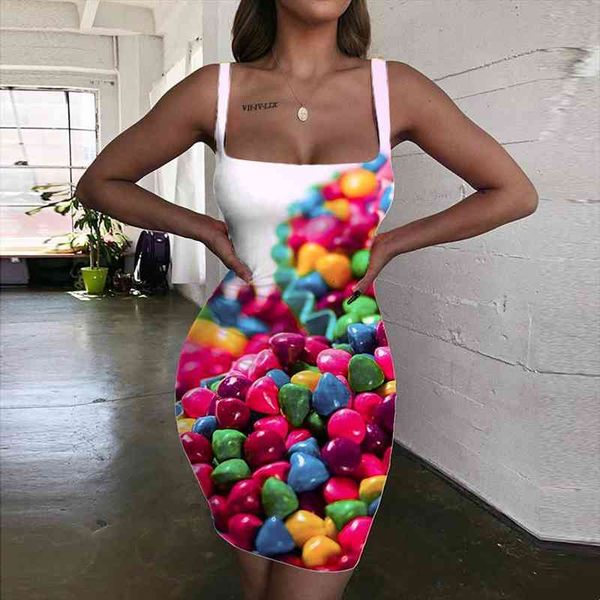 

kyku brand colorful dresses women art 3d print street vestido bodycon dress womens clothing summer vintage korean style, Black;gray