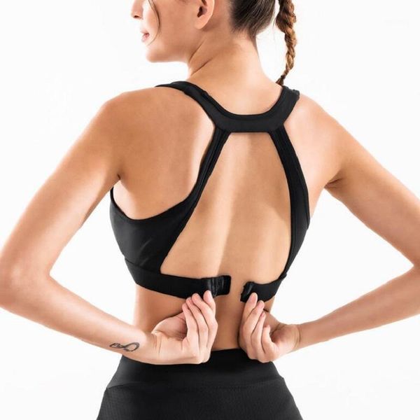 

gym clothing style women push up sports underwear running fitness bras yoga vest female sport bra size adjustment quick dry1, White;black