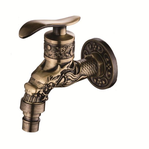 

bathroom sink faucets wall mounted practical home use outdoor small garden decorative antique bronze bibcock accessories water faucet tap zi