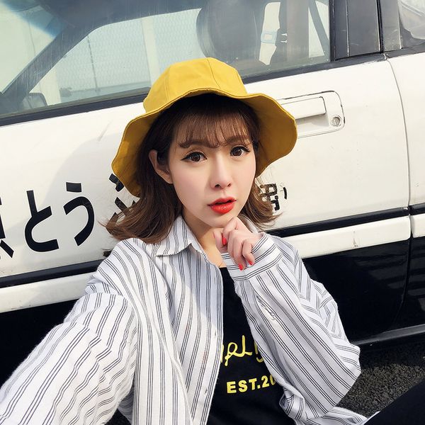 

fisherman's hat women's spring and summer korean version versatile travel student basin lotus leaf brim big sun protection, Blue;gray