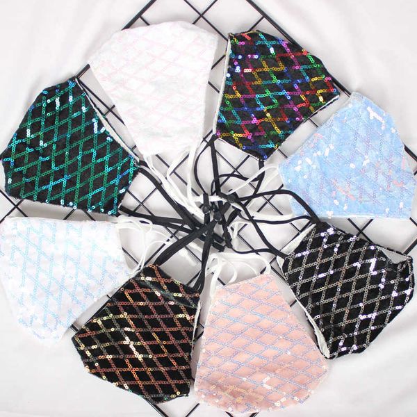 

mask super shiny fashion dustproof belt socket decoration nightclub