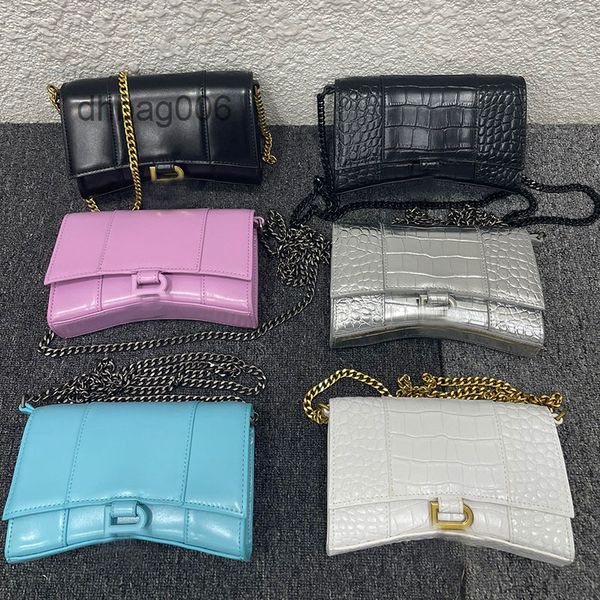 

2022 designer bags balencaigass woman shoulder bags hourglass bag chain cross body crocodile wallets lady alligator backpack handbags tote p