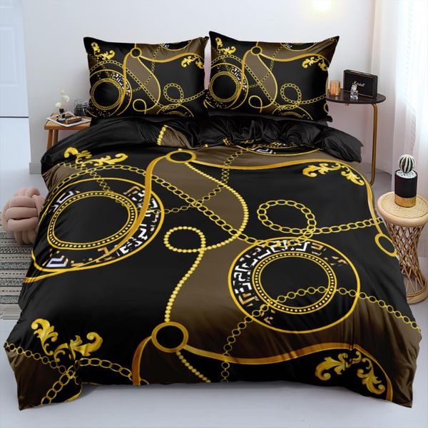 

bedding sets 3d black duvet covers luxury pillow cover bed linens full king  double twin size custom camel bedclothes