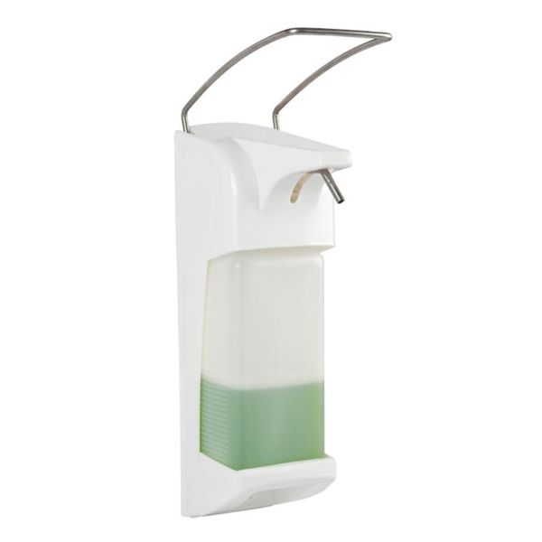 

1000ml wall mounted elbow soap dispenser manual press liquid dispensers