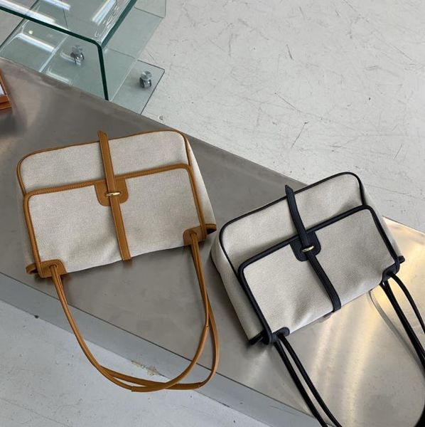 

2021 summer canvas shoulder hit color stray bag fashion trend messenger bags