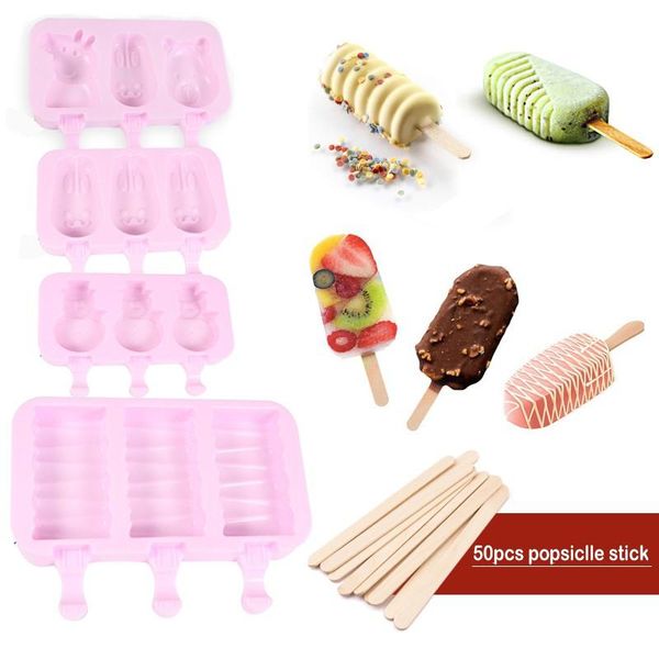 

baking moulds ice cream molds silicone popsicle mold e maker diy dessert mould form for cakesicle tools
