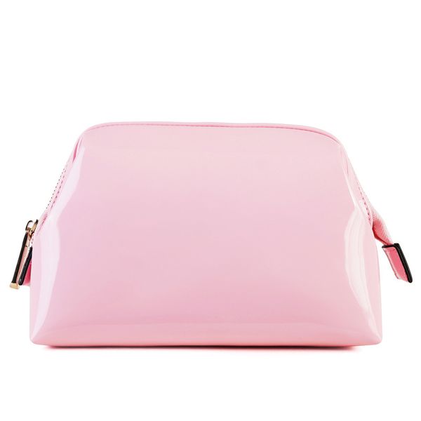 

trousse de toilette pure color waterproof large bag multifunction portable travel leather makeup toiletry cosmetic organizer