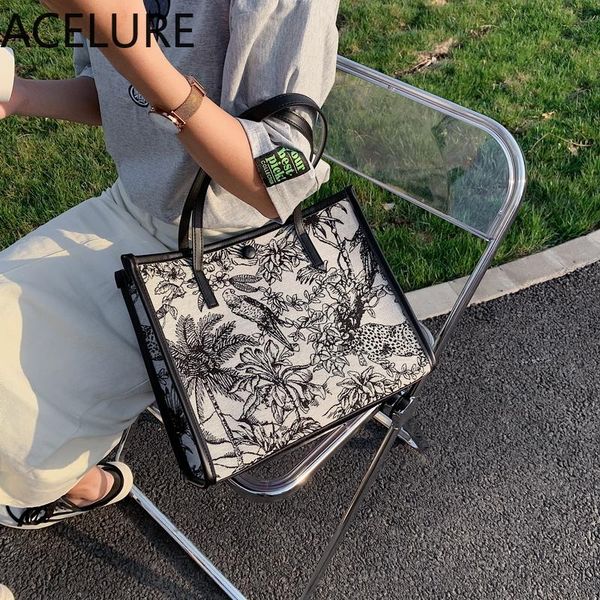 

evening bags acelure 2021 female casual shoulder bag summer large-capacity tote for women fashion composite drop
