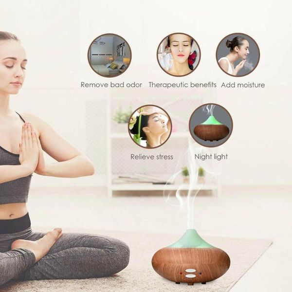 

fragrance lamps incense holder usb air humidifier aroma ultrasonic led 7 colors changing essential oil diffuser for home