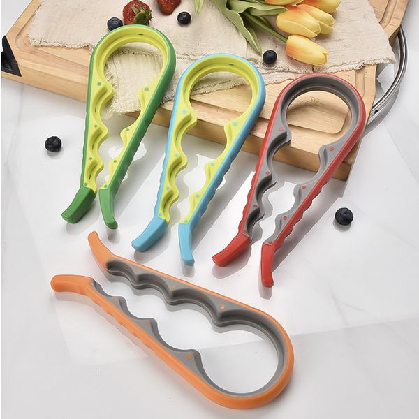 

multi function four in one household can labor saving beer bottle screw cap opener