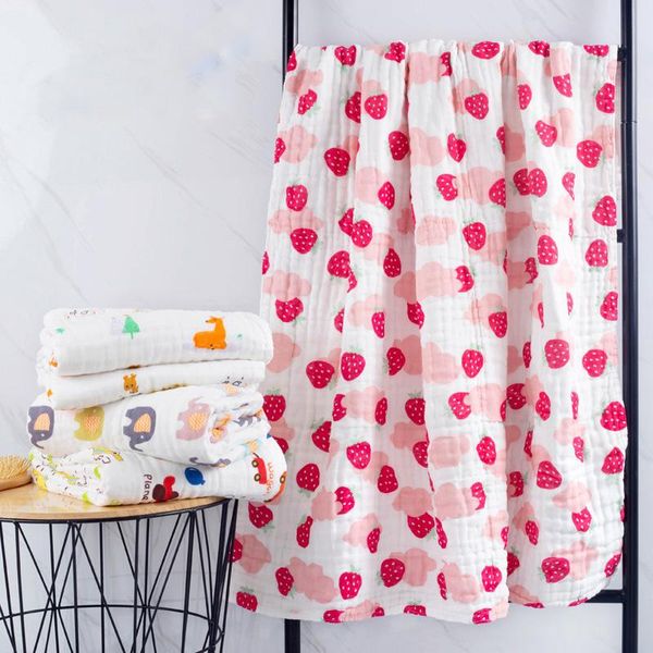 

towel 110 * children blanket cotton born six-layer gauze baby bath