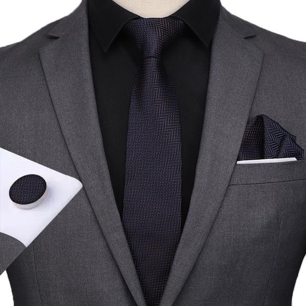 

sitonjwly mens neckties handkerchief cufflinks set for cravate corbatas wedding gravata neckwear formal necktie neck ties, Blue;purple
