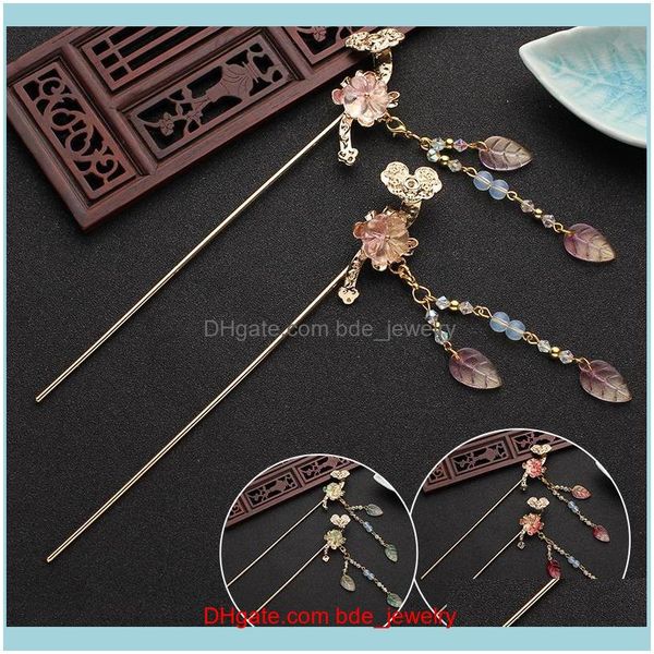 

hair jewelryhair clips & barrettes classical tassel hairpin chinese headdress hanfu sticks jewelry ornaments ancient style aessories drop de, Golden;silver