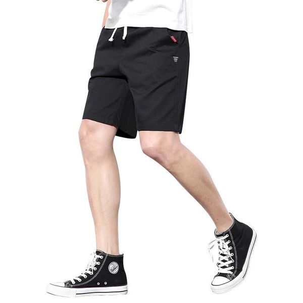 

men short pants m-5xl brand comfortable joggers male casual trousers fashion trend men's shorts, White;black