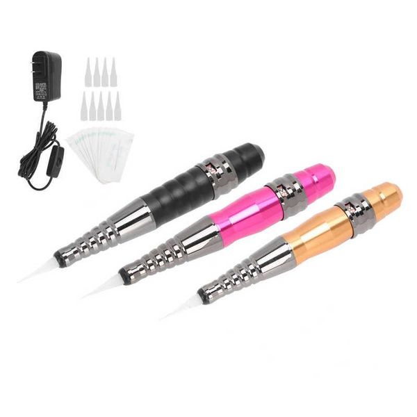 

nail art kits semi-permanent microblading machine pen eyebrow lip tattoo us plug st