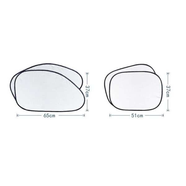 

sun block car sunshade waterproof 6pcs/set accessories breathable side