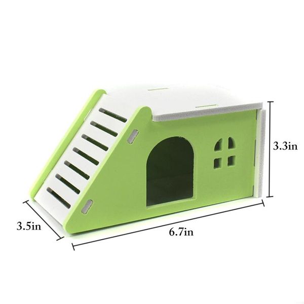 

small animal supplies hamster hideout house creative exercise toy pet with slide sleeping