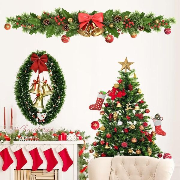 

christmas decorations 4psc/set windows stickers year on widows 2022