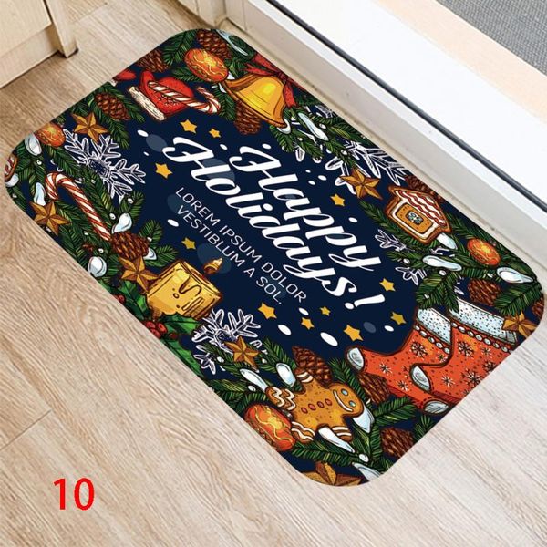 

house supplies pad non-slip sheet cushion christmas home decor mat happy bath mats