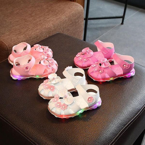 

children's shoes 2021 summer girls sandals kids beach baby princess, Black;red