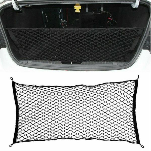 

car organizer pickup rear storage bag roomy suv stretchable 1pc black elastic large
