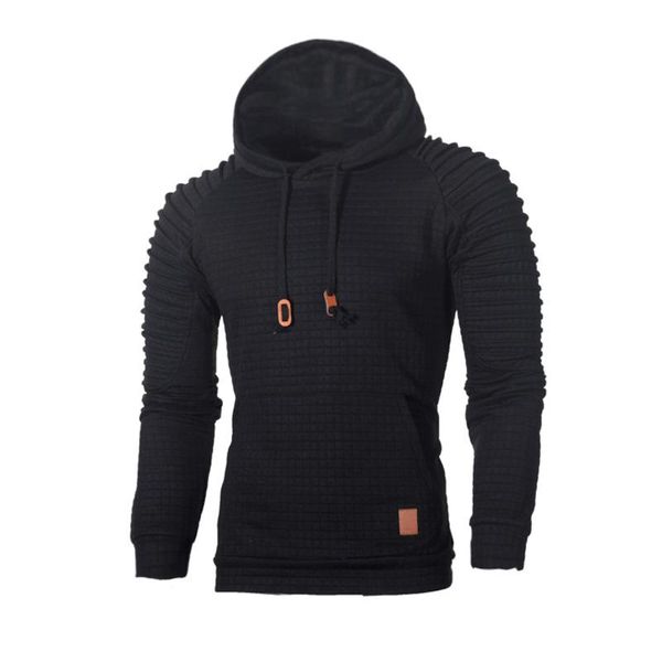 

men's sweaters hoodie, solid color, slim fit, warm, fashionable, autumn and winter 2021 series, White;black