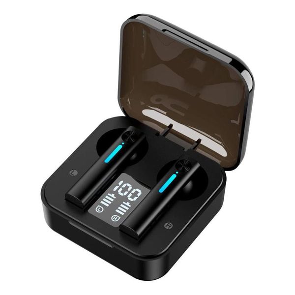 

earphone 5.0 true wireless in-ear headset bass earbuds stereo headphone with mic noise cancel music cell phone earphones