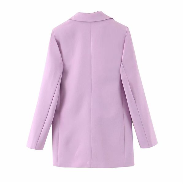 

aachoae women office wear suit blazer solid casual single breasted coat jacket long sleeve notched collar pockets blazers 201012, White;black