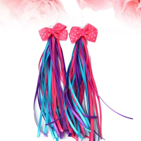 

bike handlebars &components pair of children streamers handlebar ribbon kids scooter tassels (type b)
