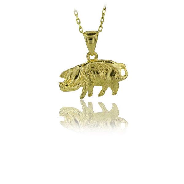

pendant necklaces pig necklace 925 sterling silver farm animal