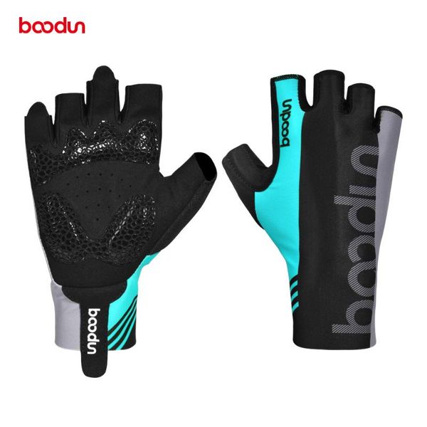

cycling gloves boodun outdoor half refers to glove road car ride bicycle, Black