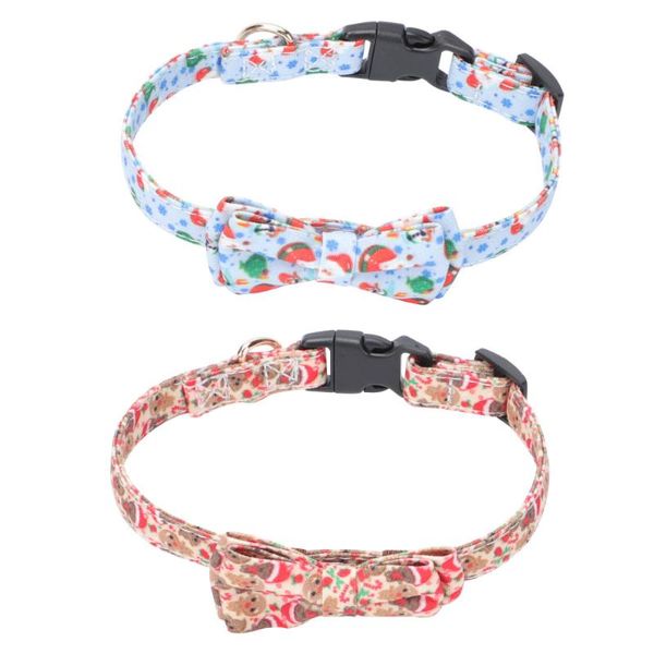 

cat collars & leads 2pcs adjustable bow tie fashion pet decor accessories
