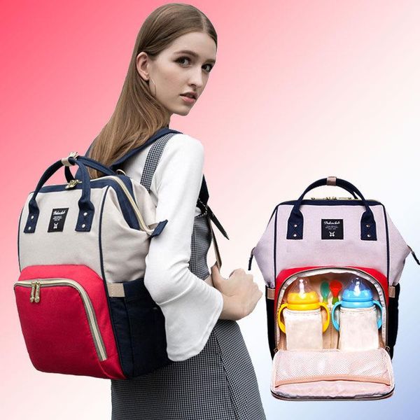 

diaper bags brand infant pad insulation milk bottle backpacks