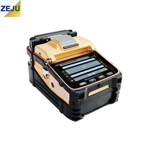 

ai-8c multi-language automatic six motors intelligent ftth fiber optic splicing machine optical fusion splicer equipment