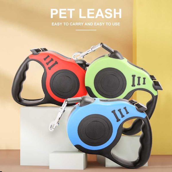

pet leash automatic retractable dog cat 3m/5m zd collars & leashes