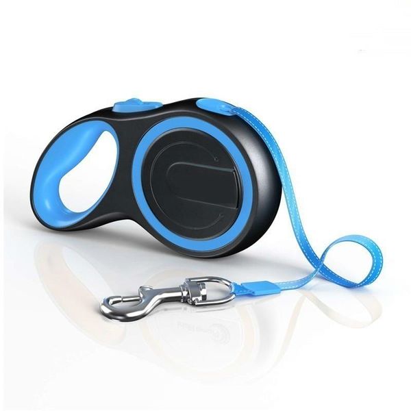 

dog collars & leashes 3/5m pet leash for dogs automatic extending traction rope strong retractable big walking leads
