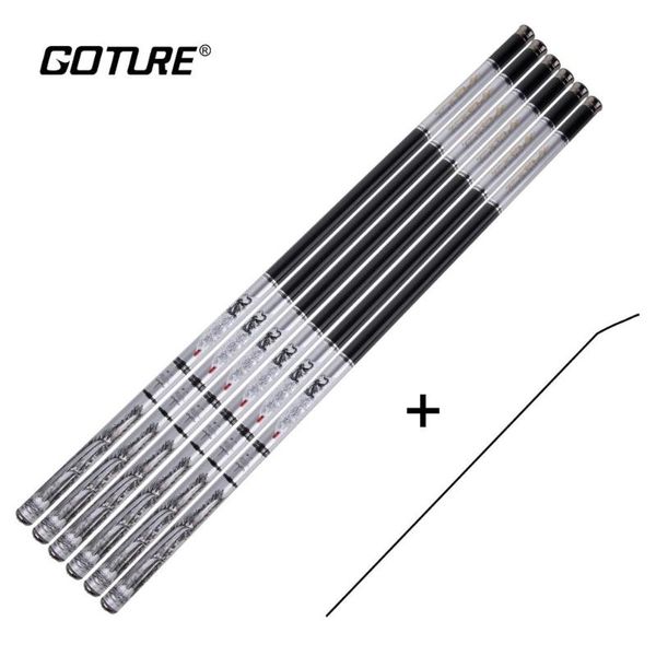 

goture junyulang pattern stream fishing rod 2.7m 3.6m 4.5m 5.4m 6.3m 7.2m power hand pole for spring carp boat rods