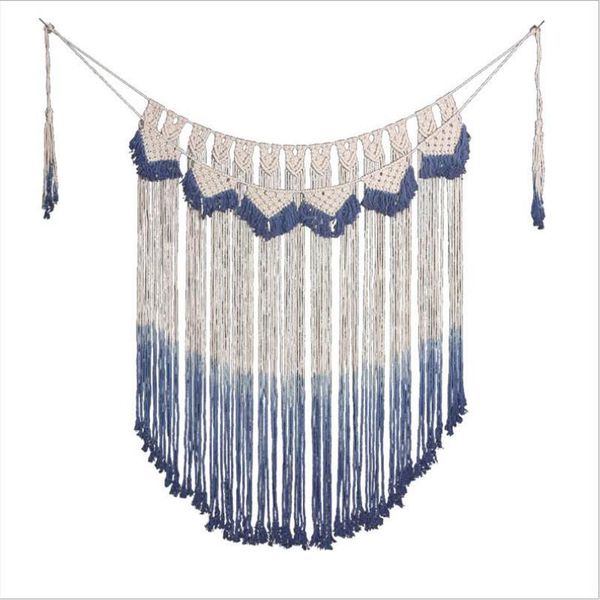 

tapestries macrame woven wall hanging bohemian art tapestry wedding party backdrop for bedroom living room home decoration 6 color