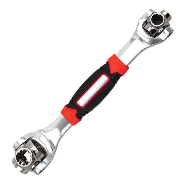 

hand tools 48 in 1 tiger wrench universal key ratchet with spline bolts torx furniture car repair spanner tool