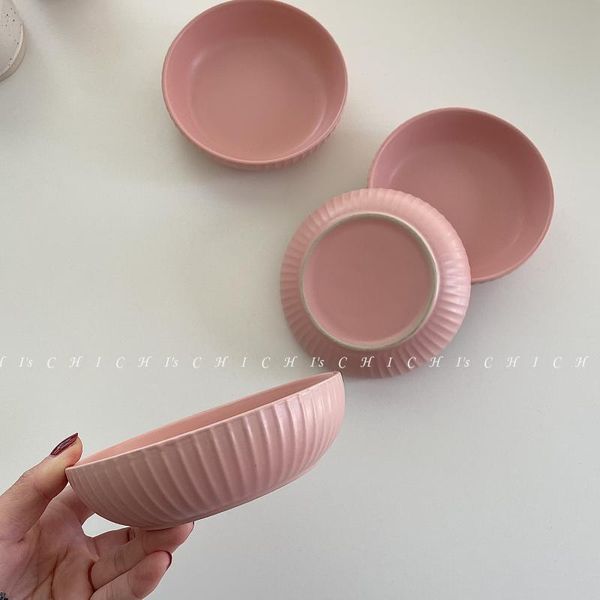 

bowls ins tableware powder cute small flat bowl dipping sauce dish sushi ice cream