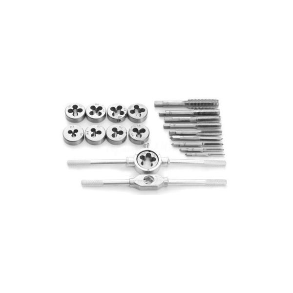 

hand tools 20 pcs imperial tap and die with holder stock spanner