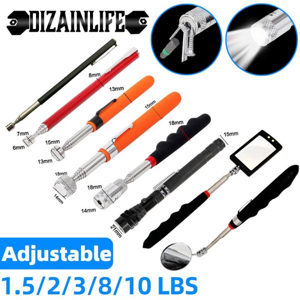 

professional hand tool sets mini adjustable magnetic pick up portable extendable handheld long reach pen for picking nut bolt scr
