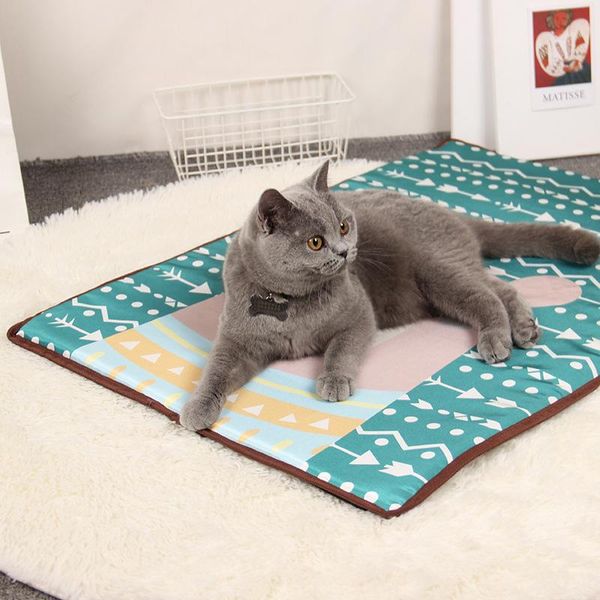 

kennels & pens pet cooling nest ice mats summer cat and dog universal mat medium large supplies pad soft comfortable sleeping