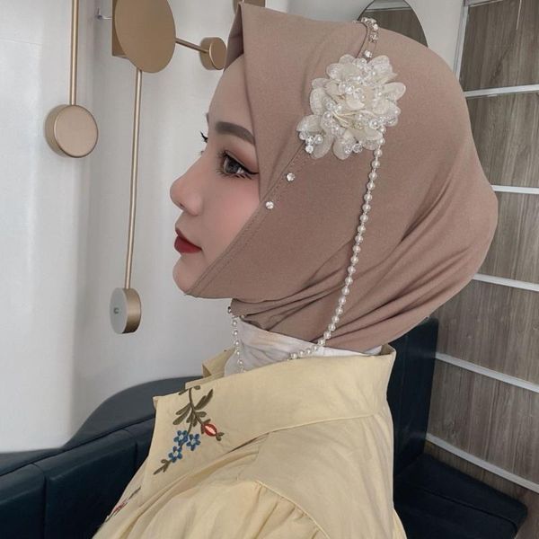 

ethnic clothing appliques dec muslim young girls instant novelty fashion hijabs, Red