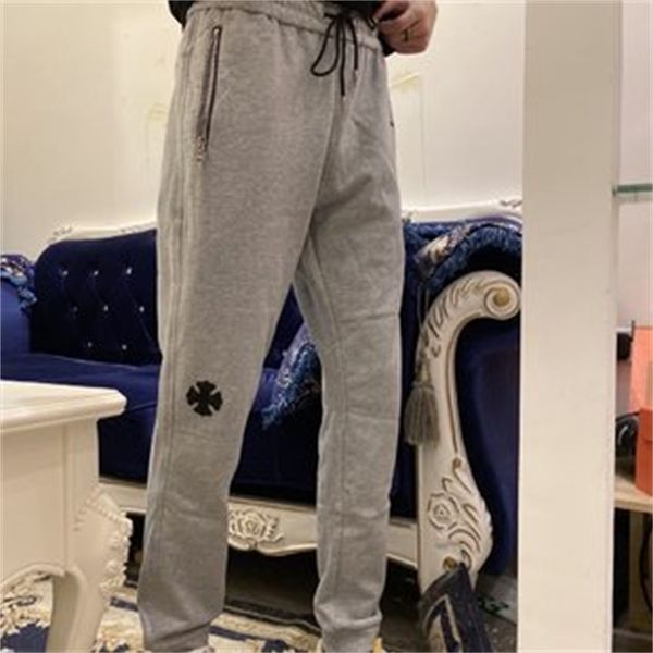 

ch quality new fashion brand croton youth thick terry casual men's and women's sanitary pants, Blue