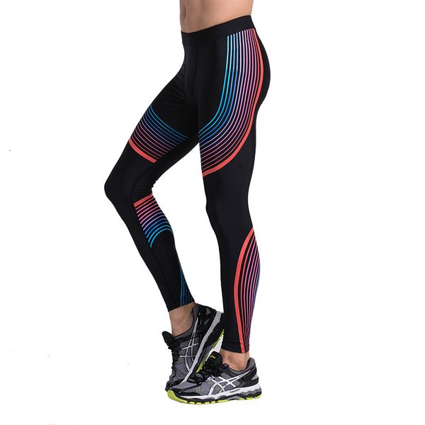 

pant men's compression running basketball sport tights men gym joggers bodybuilding pants elastic trousers fitness leggings mma, Black