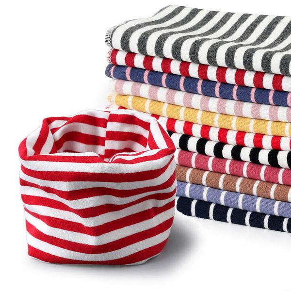 

kids scarves children scarf baby ring boys girls accessories autumn winter childrens cotton soft warm striped b8942, Red;brown