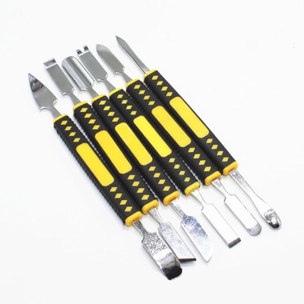 

professional hand tool sets 6pcs dual ends scraper opening portable durable metal multipurpose spudger set repair mobile phone tablet pry di