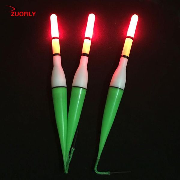 

fishing accessories 1pcs float led electric light + battery deep water tackle bobber gear with electrons